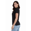 Koszulka polo damska czarna roz.3XL